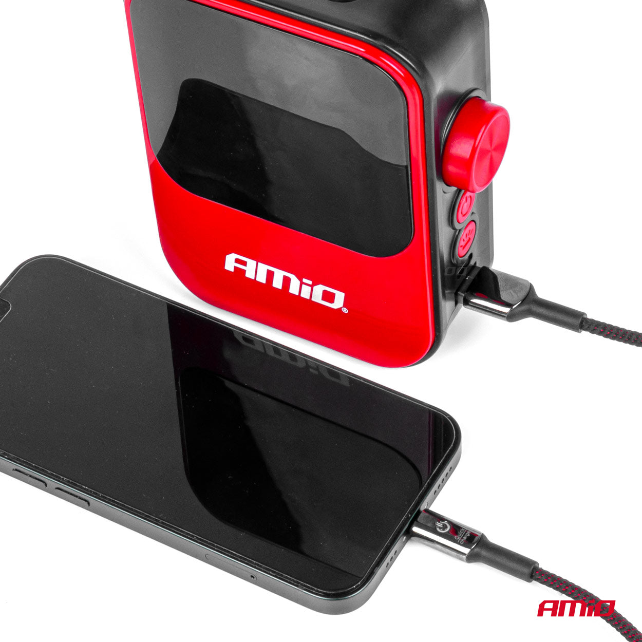 Compressore per auto senza fili, power bank 40W